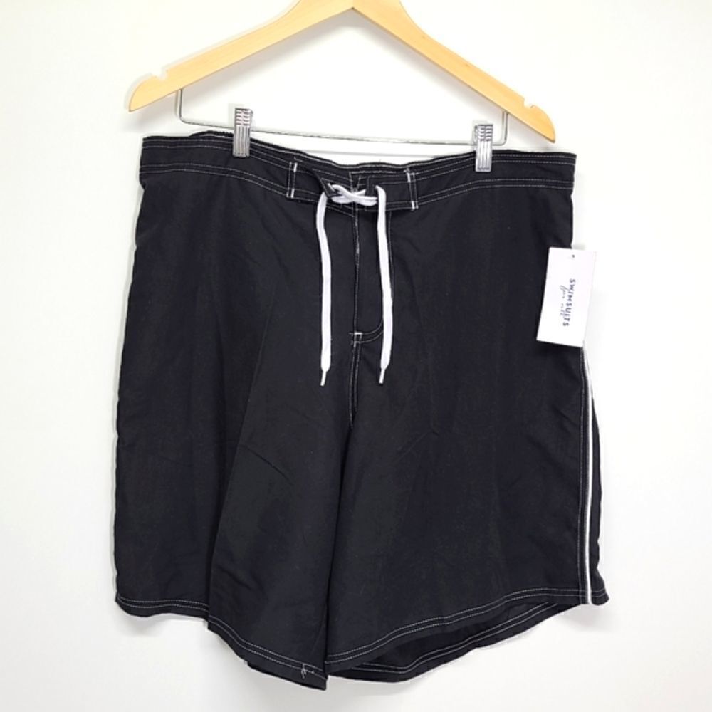 Swimsuits for all Men's Swimming‎ Black Shorts Size 20